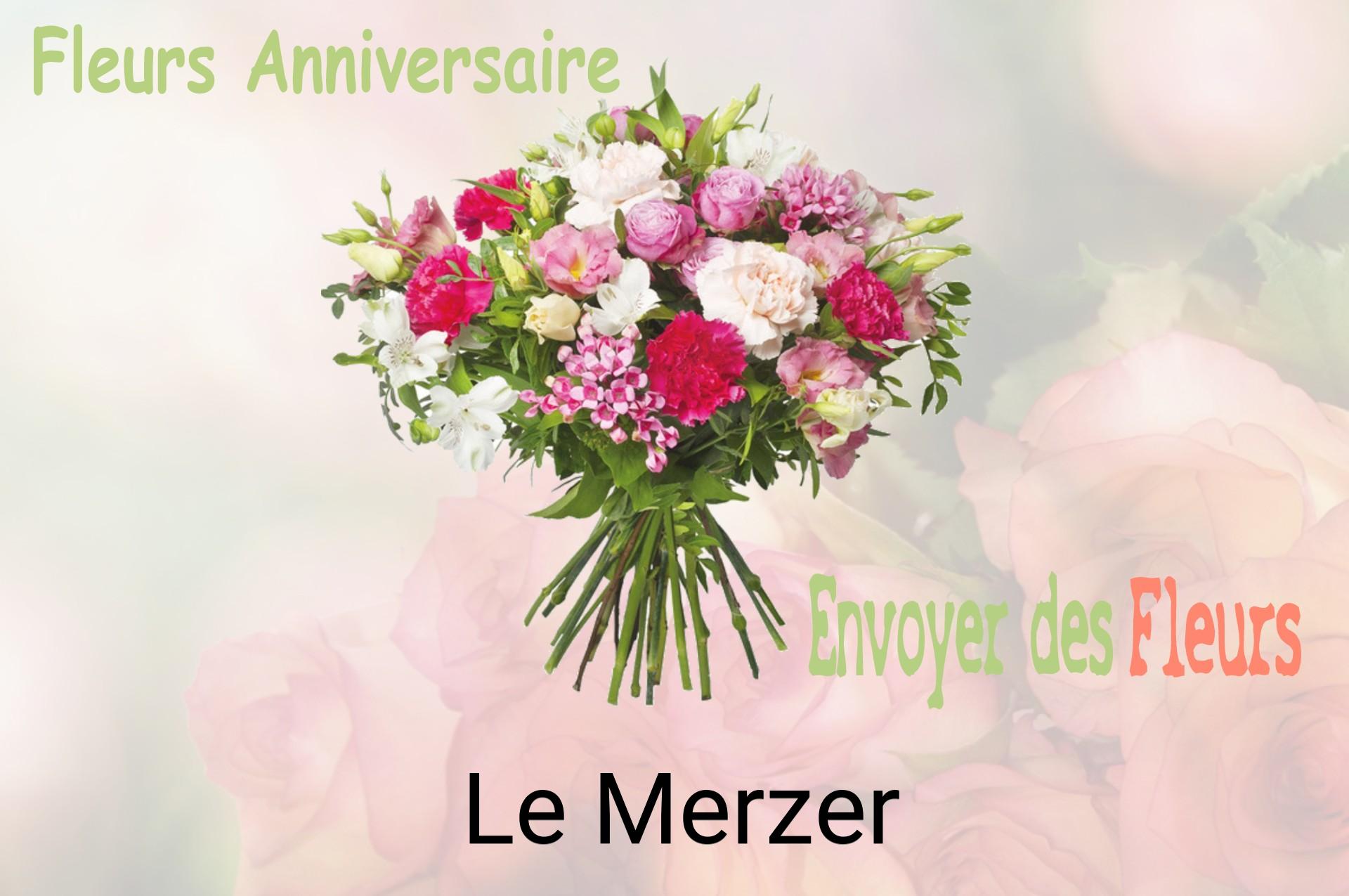 Bouquet de fleurs d’anniversaire livré à Le Merzer